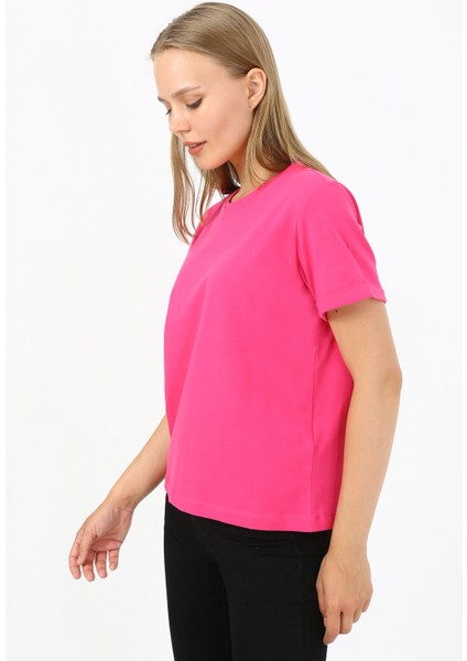Kadın Kolu Duble Regular Fit T-Shirt fiyatları