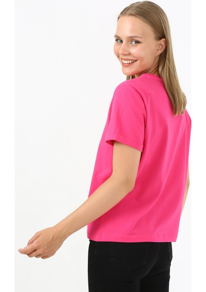 Kadın Kolu Duble Regular Fit T-Shirt fırsatları