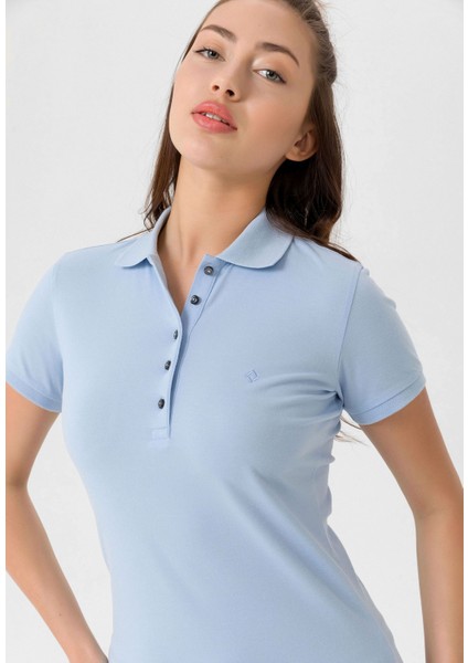 Kadın Polo Yaka T-Shirt