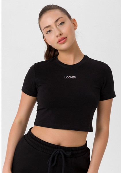 Kadın Slim Fit Crop T-Shirt fiyatları