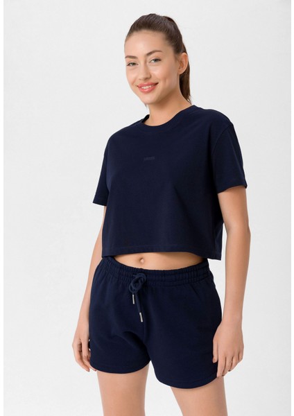 Kadın Oversize Crop T-Shirt