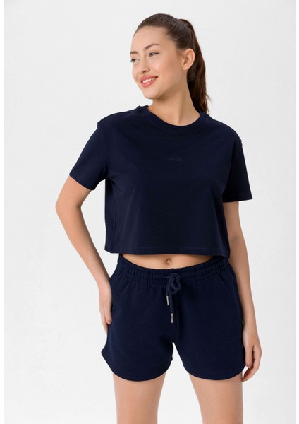 Kadın Oversize Crop T-Shirt