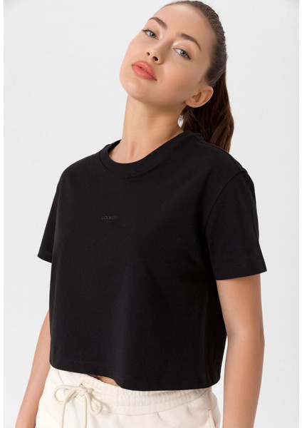 Kadın Oversize Crop T-Shirt