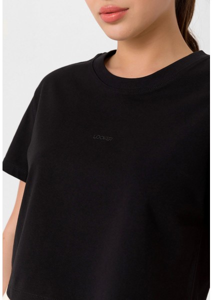 Kadın Oversize Crop T-Shirt