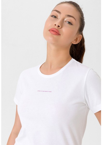 Kadın Kısa Kol Basic T-Shirt