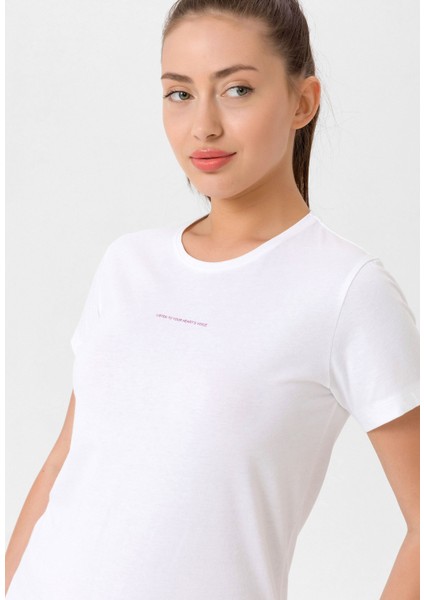 Kadın Kısa Kol Basic T-Shirt