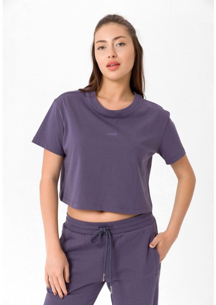 Kadın Oversize Crop T-Shirt