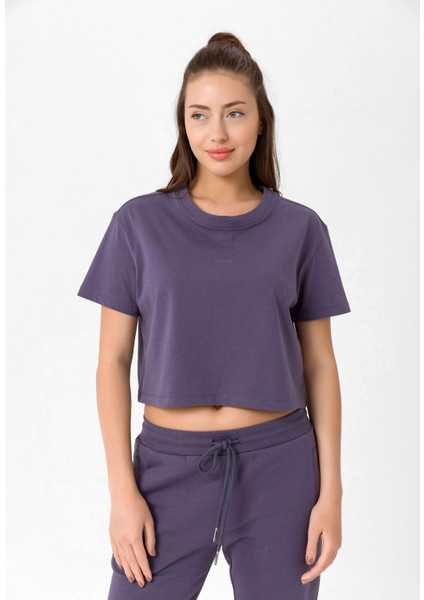 Kadın Oversize Crop T-Shirt