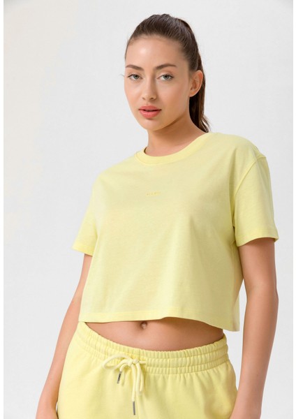 Kadın Oversize Crop T-Shirt