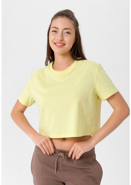 Kadın Oversize Crop T-Shirt