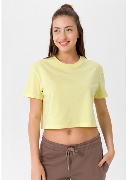 Kadın Oversize Crop T-Shirt