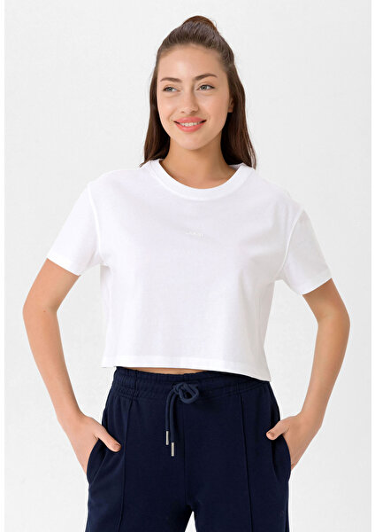 Kadın Oversize Crop T-Shirt