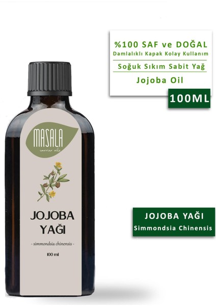 Jojoba Yağı 100   ml (Jojoba Oil)  Soğuk Pres