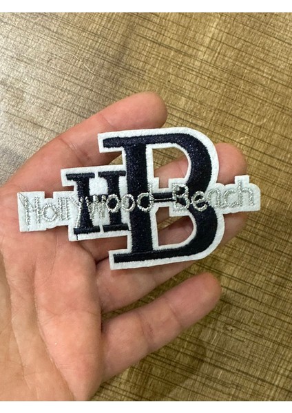 5x9 cm Ütü Ile Yapışan H ve B Harfi Arma Yama Dikiş Hobi Aksesuarı