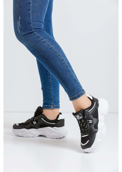 143 Rahat Kalın Taban Kadın Sneaker Spor Ayakkabı modelleri