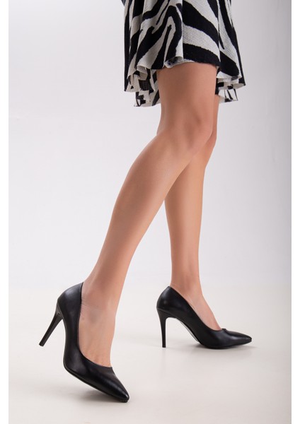 D063 Garantili Kadın Ince Klasik Topuklu Stileto Ayakkabı fiyatları