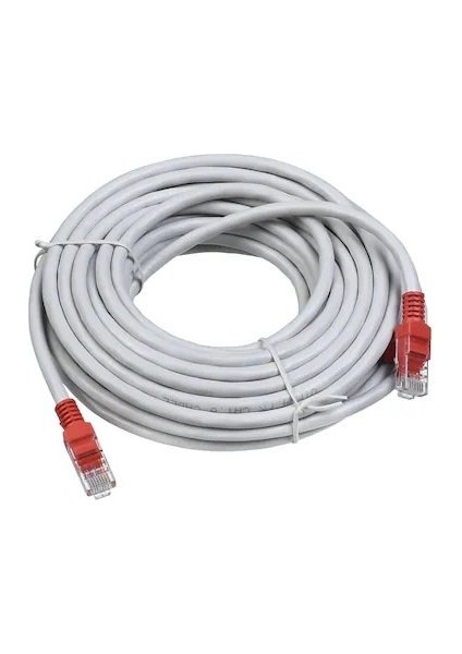 10 mt Jaklı Cat6 Ethernet Kablosu Tnx-C-10