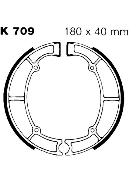 K709 1996-2006 Kawasaki Vn 800 Classic Uyumlu Arka Fren Balatası Yaylı Kampana Set