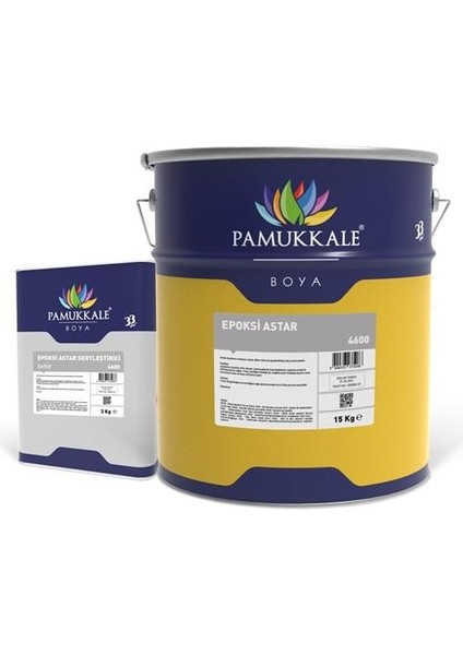 4600 Epoksi Astar 15 Kg+3 kg Gri Ral 7038