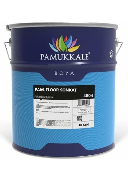4804 Solventsiz Zemin Kaplama 18 Kg+6 kg Krom Sarı Ral 1023