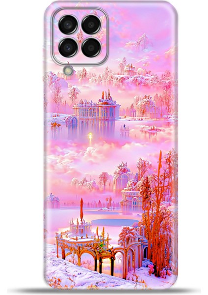 Samsung Galaxy M33 Kılıf Esnek Silikon Kamera Koruma 4K Desenli Özel Tasarım - Aşk Mevsimi