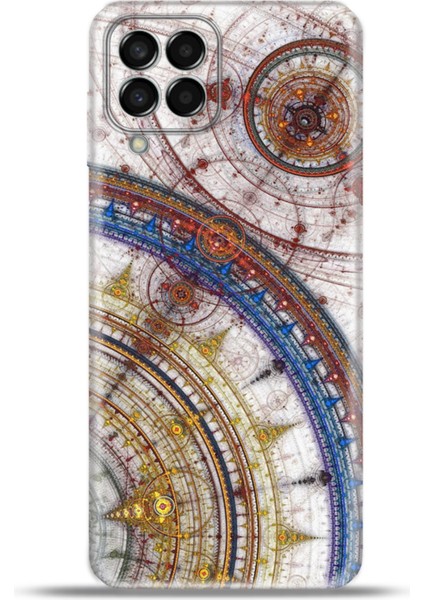 Samsung Galaxy M33 Kılıf Esnek Silikon Kamera Koruma 4K Desenli Özel Tasarım - Zamansız