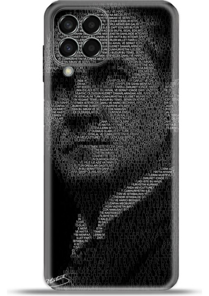 Samsung Galaxy M33 Kılıf Esnek Silikon Kamera Koruma 4K Desenli Özel Tasarım - Gençliğe Hitabe