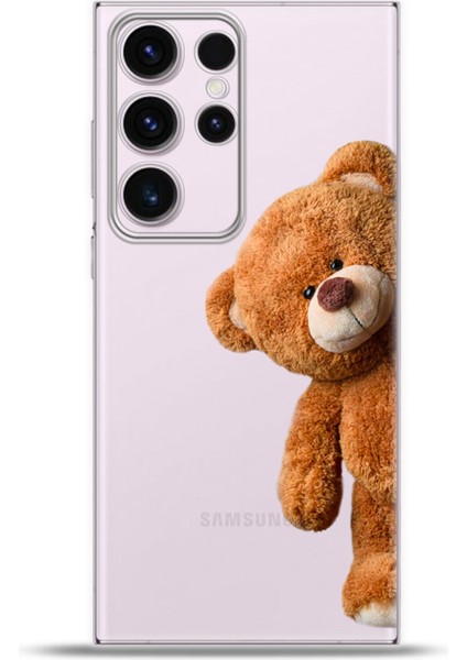 Samsung Galaxy S23 Ultra Kılıf Esnek Silikon Kamera Koruma 4K Desenli Özel Tasarım - Meraklıted