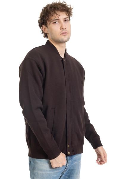 Erkek Orta Yaş ve Üzeri Triko Örgü Içi Astarlı Akrilik Fermuarlı Kışlık Baba Hırka 3065 modelleri