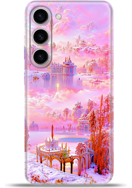 Samsung Galaxy S23 Kılıf Esnek Silikon Kamera Koruma 4K Desenli Özel Tasarım - Aşk Mevsimi