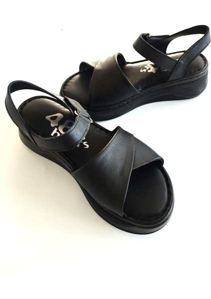 Iç Dış Deri Platform Taban Kadın Sandalet fiyatları