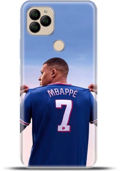 General Mobile Gm 22 / Gm 22S Kılıf Esnek Silikon Kamera Koruma 4K Desenli Özel Tasarım - Kylian Mbappe