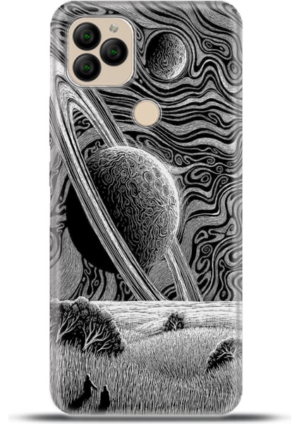 General Mobile Gm 22 / Gm 22S Kılıf Esnek Silikon Kamera Koruma 4K Desenli Özel Tasarım - Jupiteria