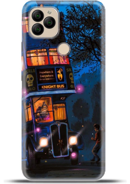 General Mobile Gm 22 / Gm 22S Kılıf Esnek Silikon Kamera Koruma 4K Desenli Özel Tasarım - Knight Bus