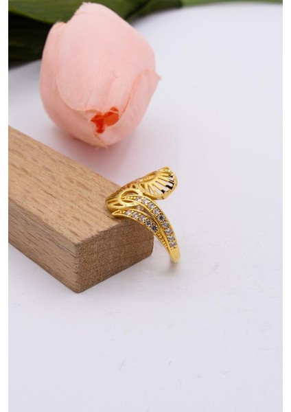 22 Ayar Altın Yüzük Taşlı Kadın Yüzük LKYZK1199 fırsatları