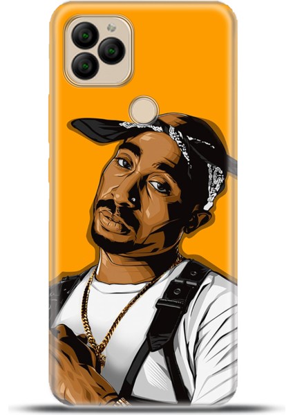 General Mobile Gm 22 Plus Kılıf Esnek Silikon Kamera Koruma 4K Desenli Özel Tasarım - Tupac