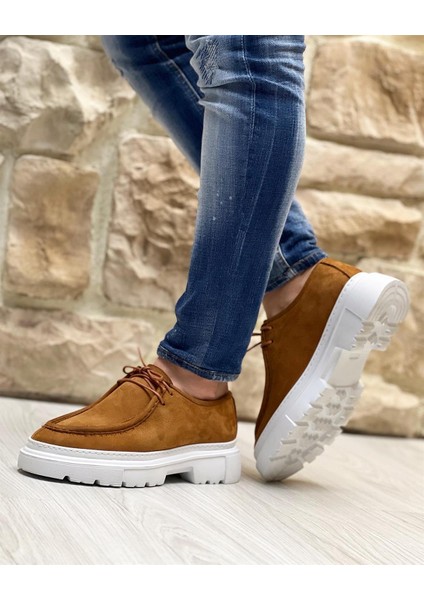 3220 Deri Taba Erkek Casual Ayakkabı