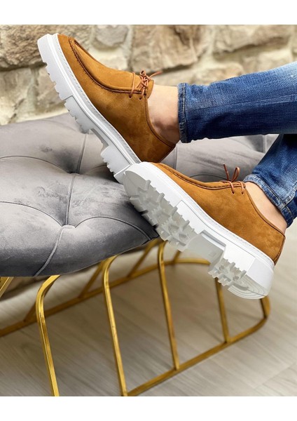 3220 Deri Taba Erkek Casual Ayakkabı