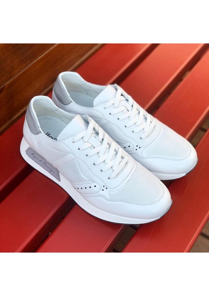3061 Deri Beyaz Sneaker Erkek Ayakkabı