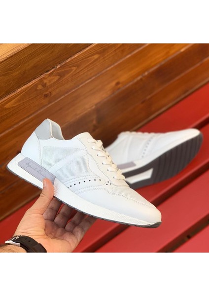3061 Deri Beyaz Sneaker Erkek Ayakkabı modelleri