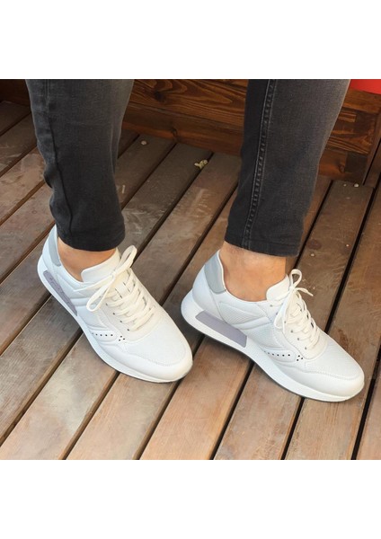 3061 Deri Beyaz Sneaker Erkek Ayakkabı indirimleri