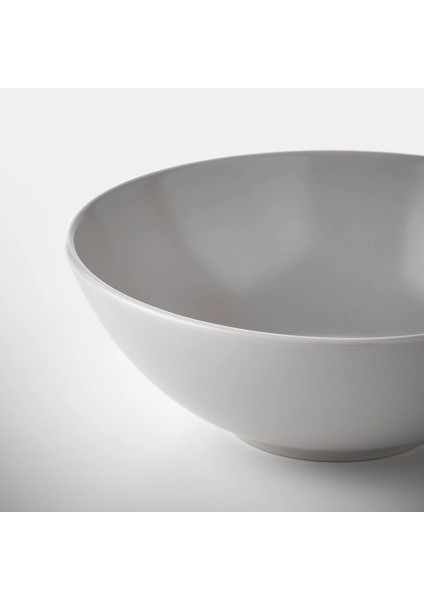 4 Adet Kase Seti, Meridyendukkan Mat Açık Gri ,16 cm Stoneware Fonksiyonel Tasarım modelleri