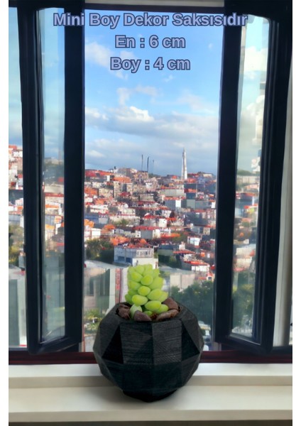 El Yapımı Saksı Dekoratif Saksı Küçük Boy Model 8 fiyatları