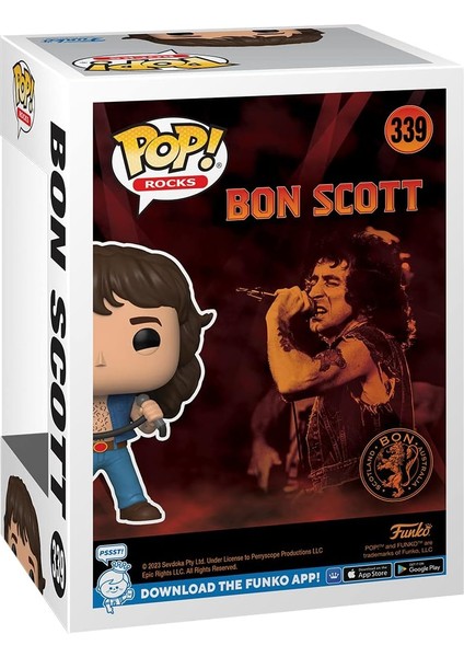 Pop Figür Rocks Ad/dc Bon Scott