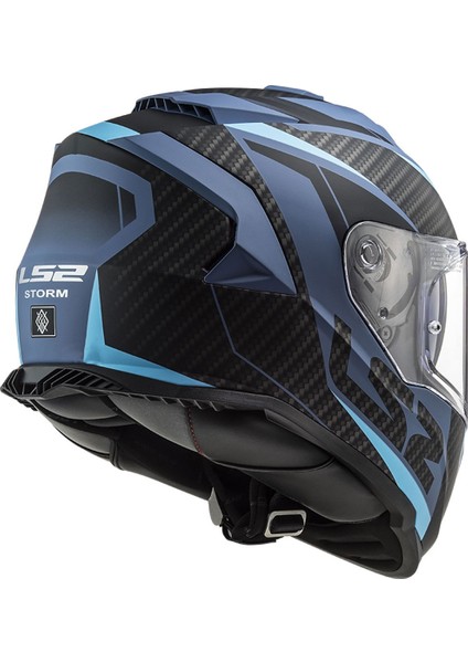 Storm 2 Racer Mat Mavi Kask
