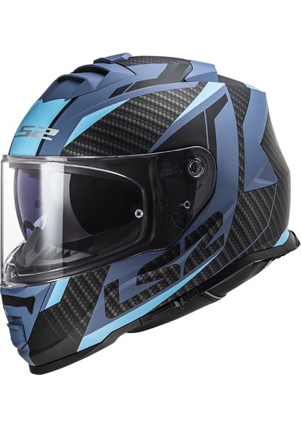 Storm 2 Racer Mat Mavi Kask