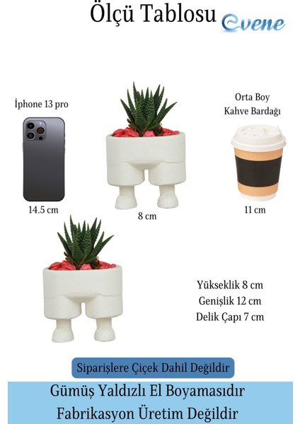 Çiçek Saksısı Beton Saksı Model Pantolonlu fiyatları
