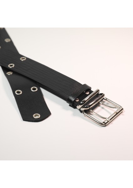 Kuşgözü Detaylı Zincirli Gothic Kadın Pantolon Kemeri, Ceket Kemeri, Elbise Kemeri, Gömlek Kemeri