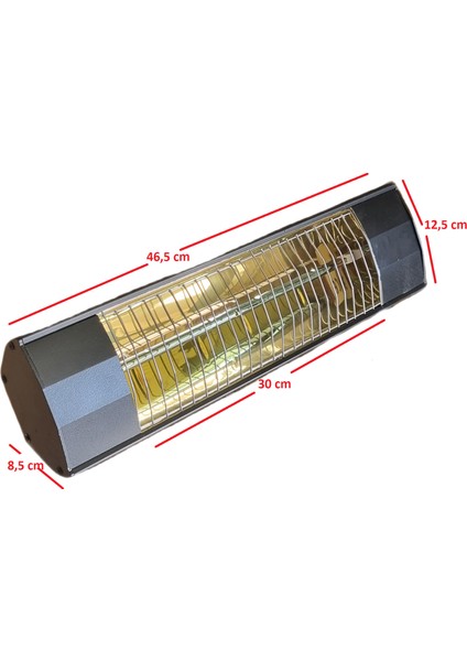 Alfasonıc Infrared Duvar Tipi Dış Mekan Elektrikli Isıtıcı