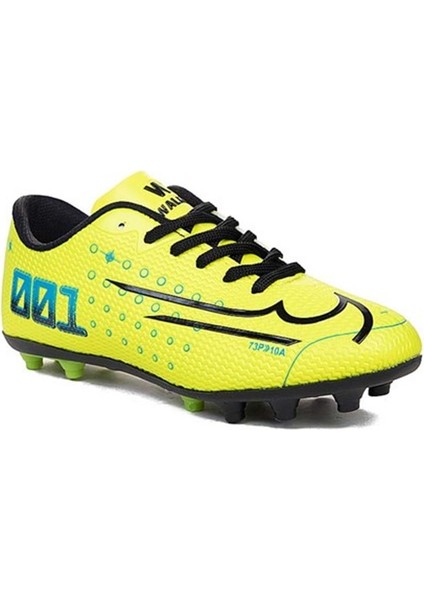 441 Sarı Siyah Halısaha Krampon Futbol Ayakkabısı modelleri